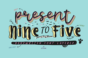 Nine to Five Fonts