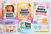 Bubble Balloon, a Slab Serif Font by Wow Magic (Thumbnail 2 of 3)