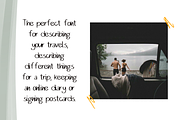 Travel Around_font, a Sans Serif Font by Allie_art (Thumbnail 2 of 5)