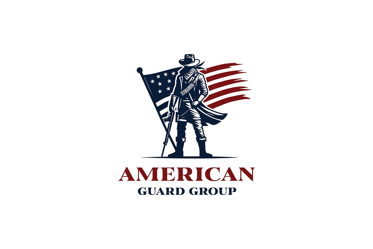 American Veteran Guard Army Logo, a Branding & Logo Template by funpixel