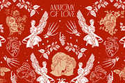 Anatomy of love, a Healthcare Illustration by OlgaSoi007 (Thumbnail 1 of 12)