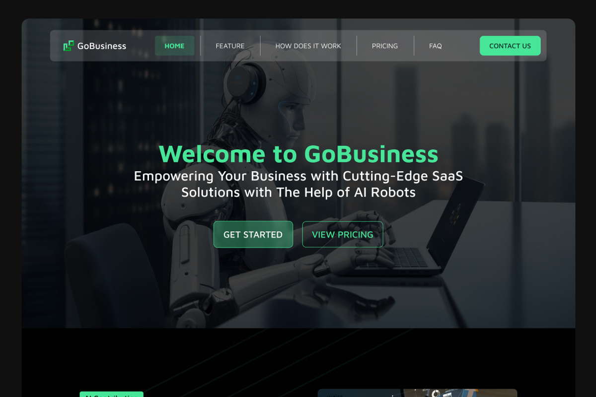 Startup Business Landing Page, a Landing Page Template by UICreative (Photo 3 of 4)