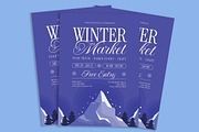 Winter Market Flyer, a Flyer Template by Gumico Studio. (Thumbnail 2 of 3)