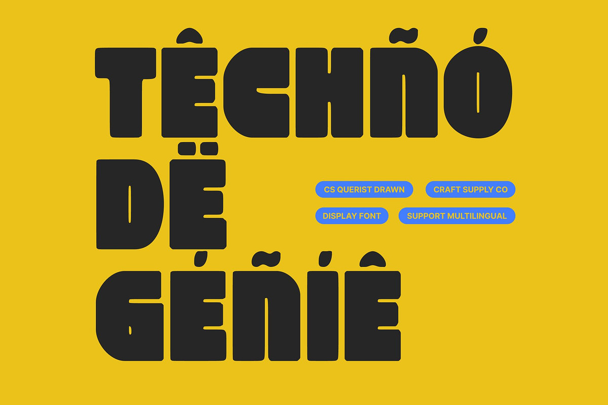 CS Querist Drawn, a Sans Serif Font by Craft Supply Co. (Photo 7 of 8)