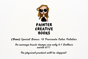 100 Eagle Procreate Stamps, a Brush Add-On by Painter Creative Books (Thumbnail 9 of 9)