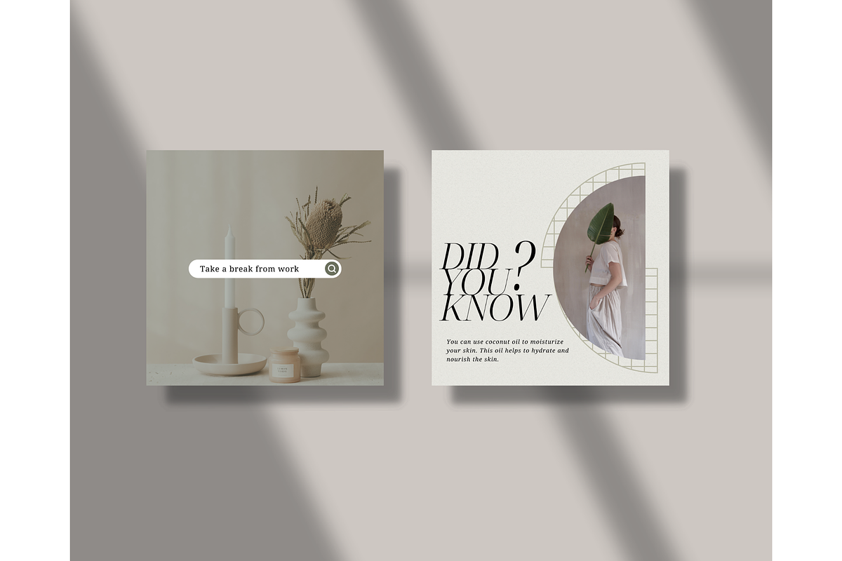 Self Care Instagram Coach - Canva, a Social Media Template by ...
