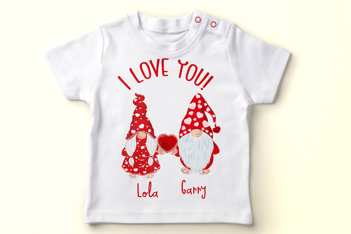 Valentine Gnomes clipart Love, an Illustration by vivastarkids (Photo 5 of 7)