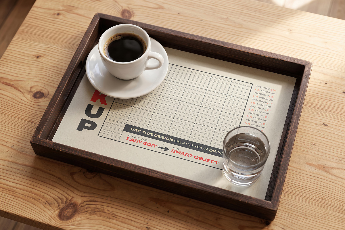 Serving Paper Tray Mockups, an Advertising Mockup by Luuqas Design (Photo 3 of 4)