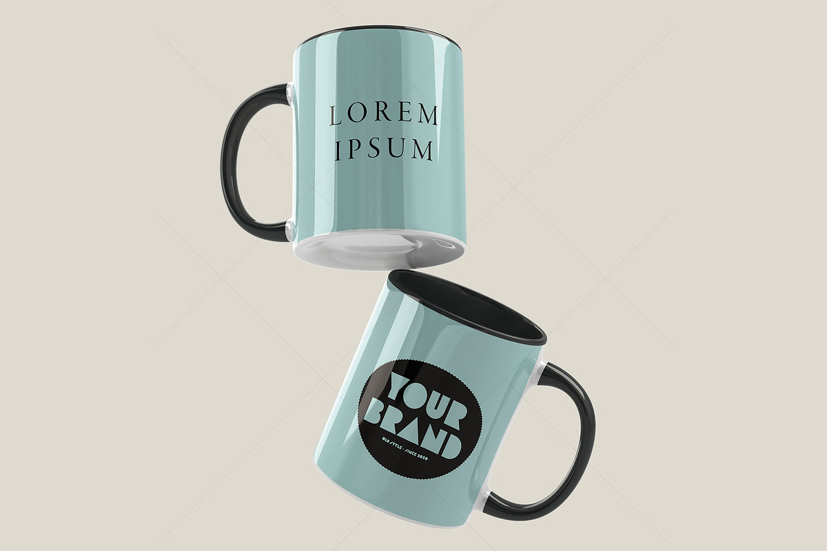 Premium Mug Mockup Bundle 4 designs, a Cups & Container Mockup by LESZ Design (Photo 5 of 6)