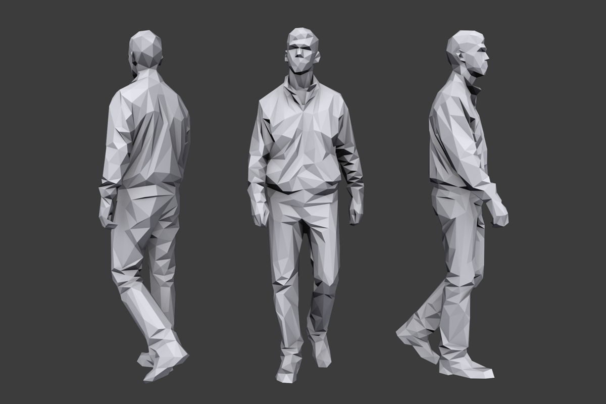 Lowpoly People Casual Pack Volume 8, a Characters & Person 3D Model by Kanistra Studio (Photo 9 of 9)