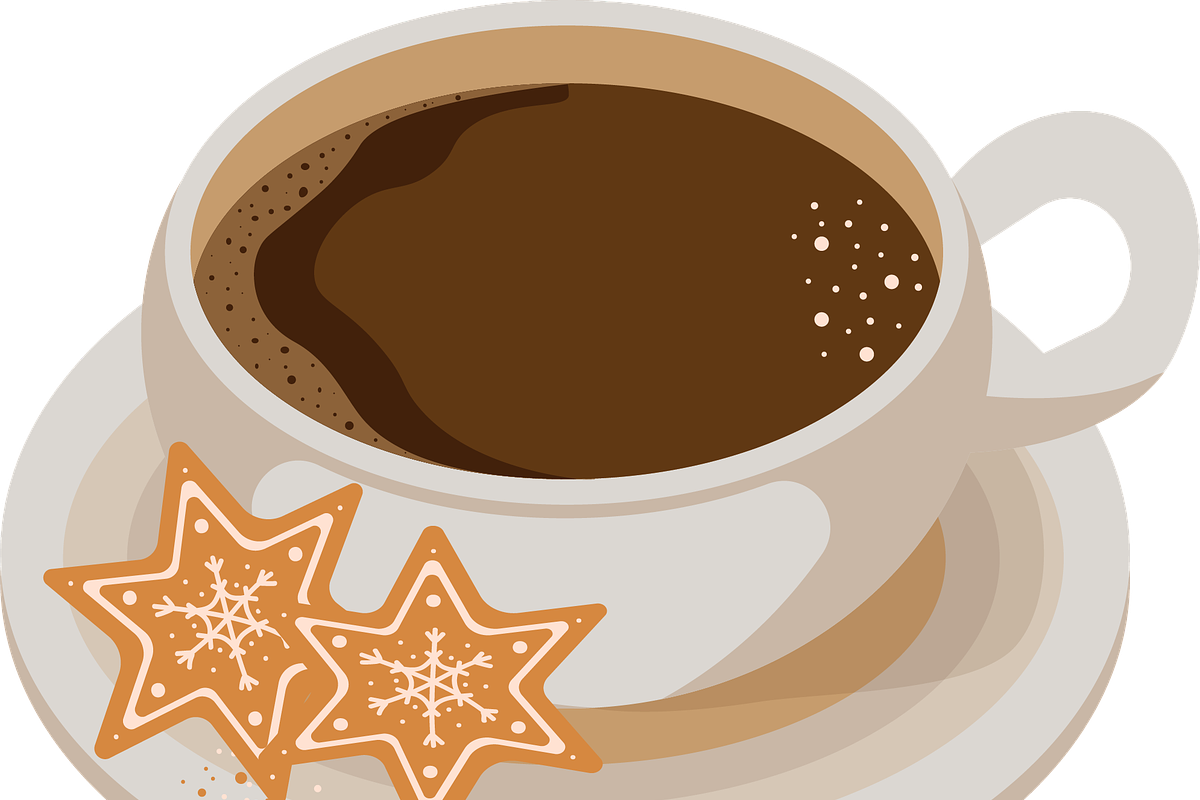 Coffee with ginger stars, a Food Illustration by JYa_Design (Photo 1 of 3)