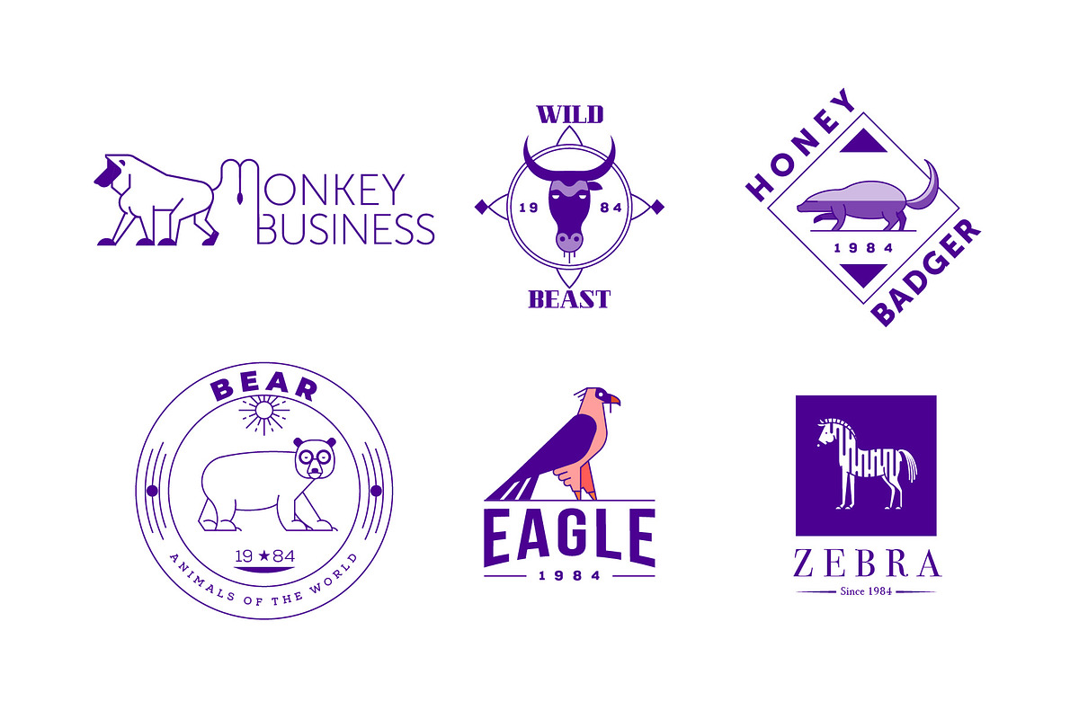 Minimal Animal Icons, a Branding & Logo Template by Kursat Unsal (Photo 5 of 16)