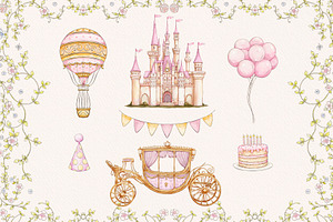 Magic Kingdom Pink Clip Art