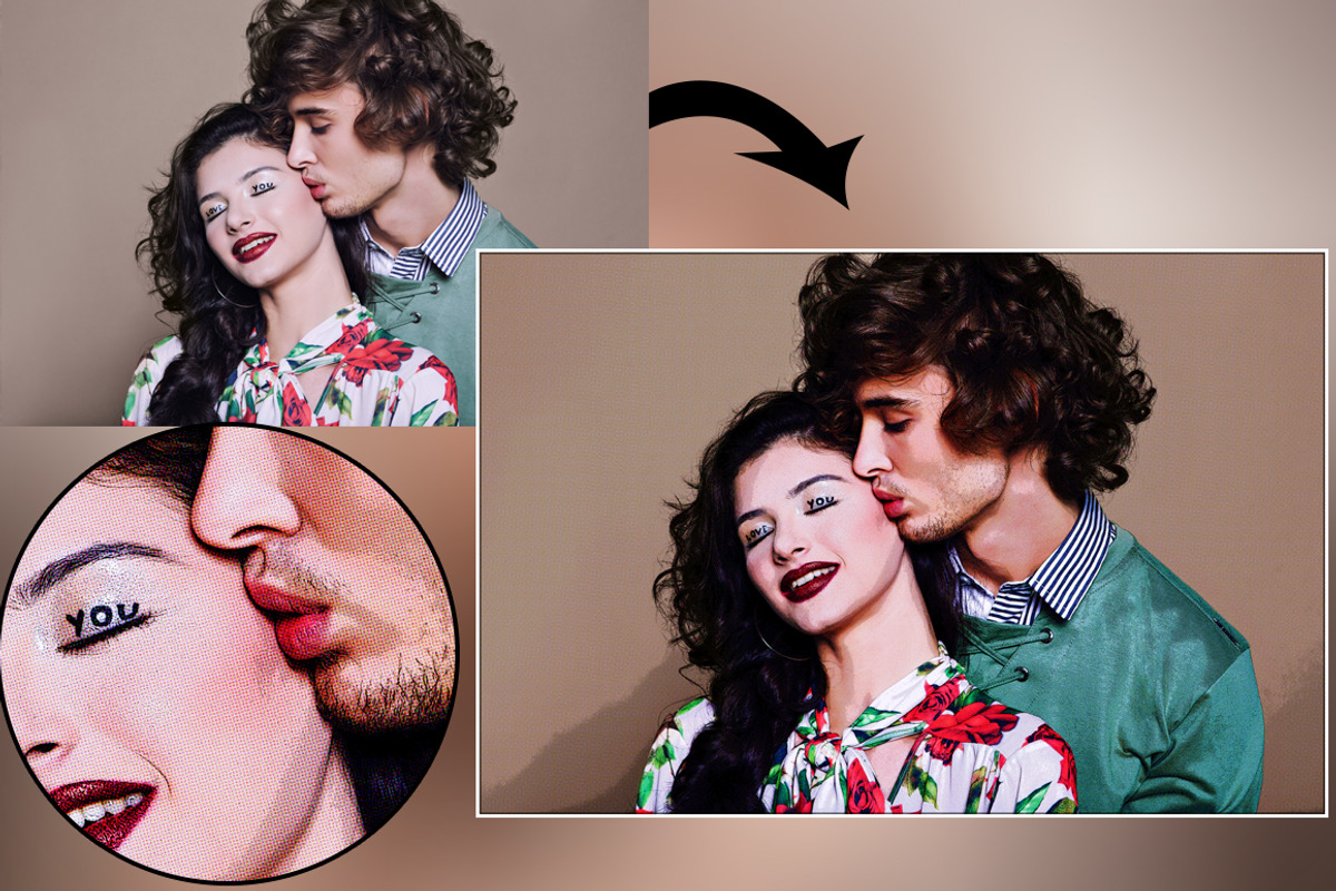 Comic Photo Frame - Photoshop Action preview 7