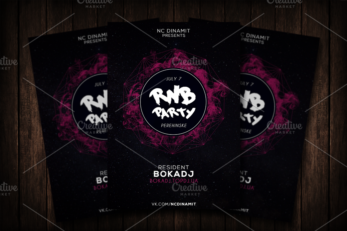 RNB Party Flyer, a Flyer Template by Malaxay (Photo 1 of 2)