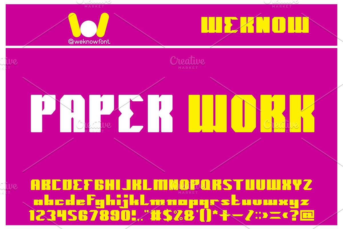 High Speed font, a Font by weknow (Photo 1 of 5)