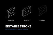 2000+ Isometric Icons Set, an Outline Icon by Brickclay (Thumbnail 3 of 37)