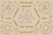 MYSTIQ mysterious display font, a Serif Font by Fat Hamster (Thumbnail 4 of 16)