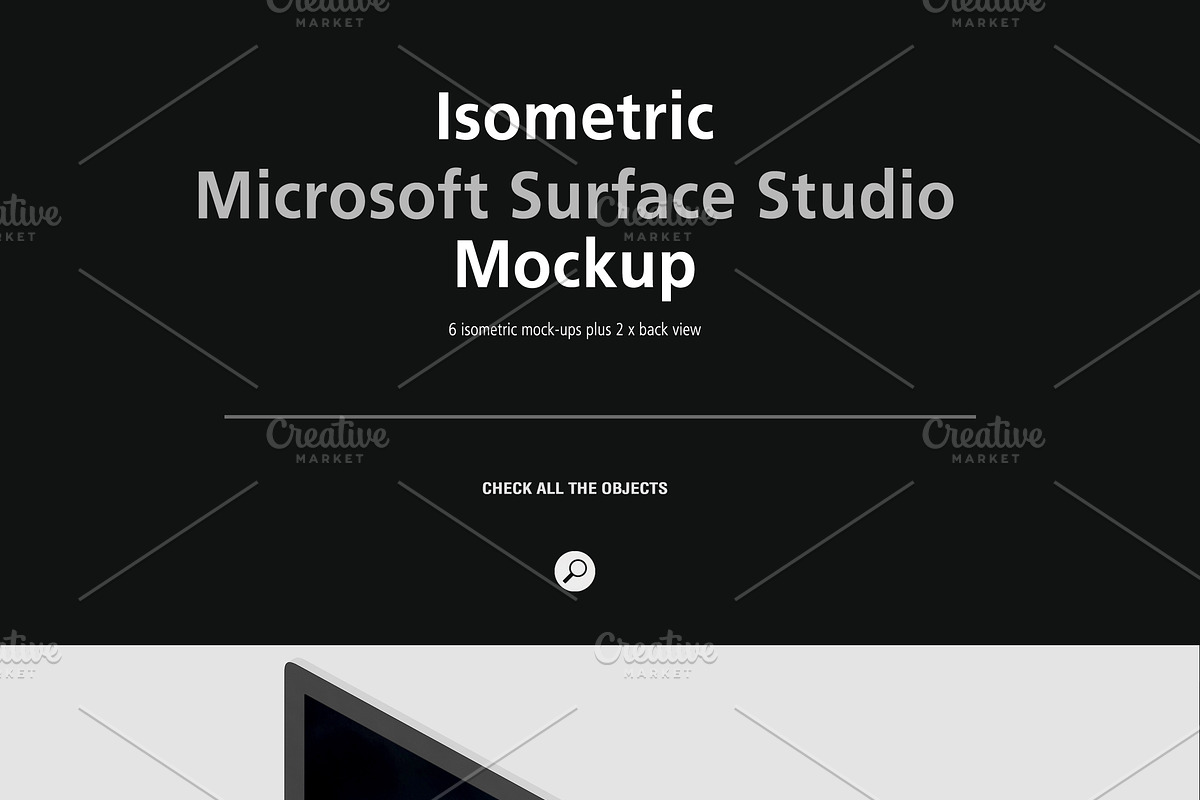 Isometric Microsoft Studio Mock-up, a Product Mockup by IsometricWorld (Photo 3 of 5)