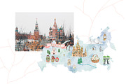 Watercolor Map Creator Wedding, an Illustration by Kaya Fonts (Thumbnail 16 of 23)