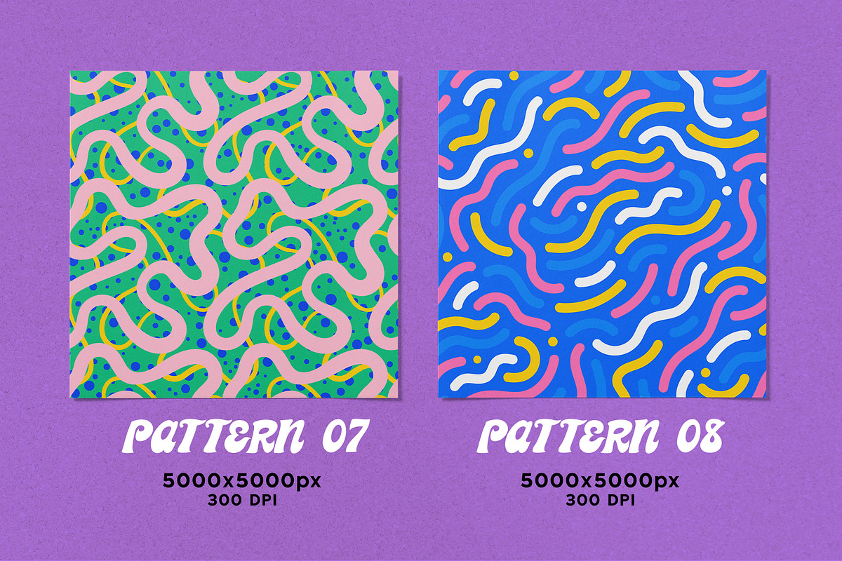 Retro Pattern Set, a Pattern Graphic by Dedraw Studio (Photo 5 of 13)