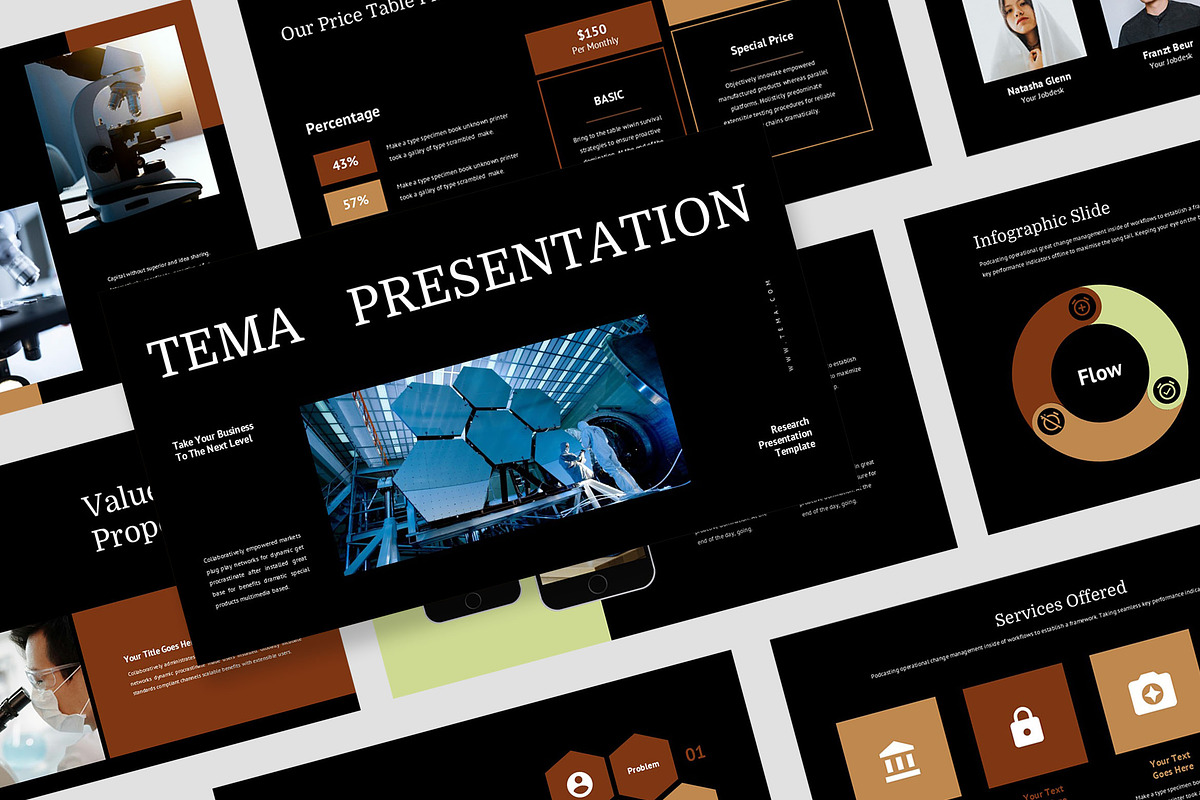 Tema : Research Keynote, a Presentation Template by Punkl Camp (Photo 1 of 9)