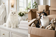 Cat Stock Photos Bundle, an Animal Photo by Selenique Studio (Thumbnail 7 of 12)