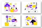 10 Upload Document Illustration, an Object Illustration by denayunebgt (Thumbnail 2 of 4)