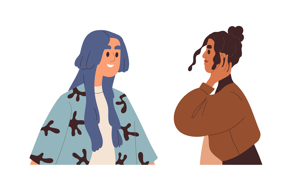 Happy modern people portraits set, a Person Illustration by Good Studio (Photo 4 of 8)
