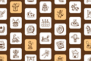 140 History Doodle Icons Bundle, an Outline Icon by Vectors Market (Thumbnail 8 of 11)