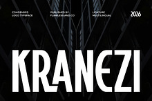 Kranezi - Condensed Sans Serif Font