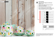 Ceramic Teapot Teacups Mockup, a Cups & Container Mockup by Pret-a-Mockup (Thumbnail 7 of 9)