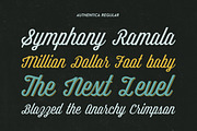 Authentica (30% Off), a Script Font by artimasa (Thumbnail 2 of 5)