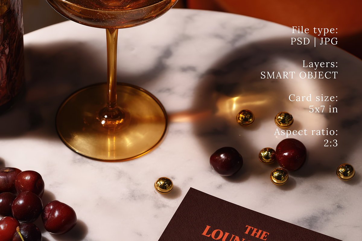 Vintage Retro 5x7 Invitation Mockup, a Product Mockup by Serenefeeling (Photo 3 of 6)