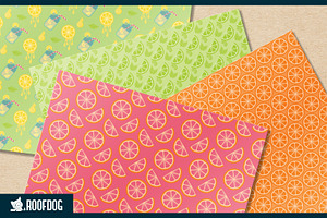 Citrus Zest Digital Paper