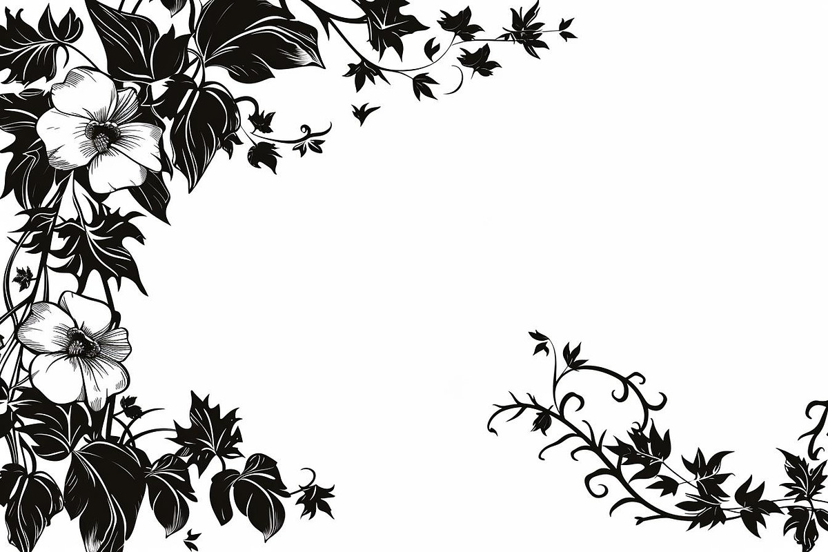 Floral Frame Silhouette Pack, an Illustration by BIPLOB EXPERT (Photo 8 of 9)