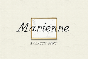 Marienne Font, a Slab Serif Font by Studio Inklin