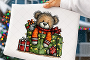 Christmas Animal Whimsical Clipart, an Illustration by SinaCreation (Thumbnail 6 of 7)