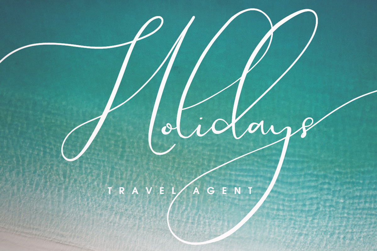 Theodoria Script Font preview 6