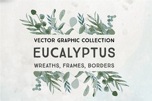 Eucalyptus Wreath Vector Graphics