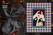 MerryBerry Christmas Frames & Papers, an Object Graphic by alonahaidash (Thumbnail 6 of 15)