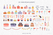 Soft & Sweet Birthday Collection, an Object Graphic by roskque (Thumbnail 2 of 7)