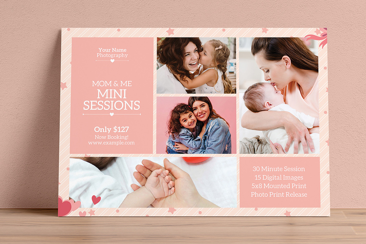 Mother's Day Mini Session, a Card Template by retrographix (Photo 2 of 4)