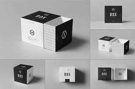 Box Mock-up, a Packaging Mockup by zippypixelstudio