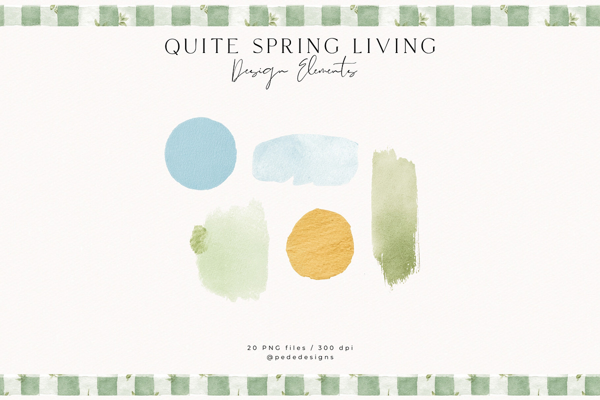 Quite Spring Living Collection, a Seasonal Illustration by PeDe Designs (Photo 19 of 27)