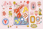 Dopamine folk art, a Decorative Illustration by Chikovnaya (Thumbnail 2 of 15)
