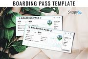 Boarding Pass Canva Template, a Print Template by Snapybiz (Thumbnail 1 of 10)