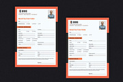 Registration Form, a Stationery Template by iDoodle Studio (Thumbnail 2 of 6)