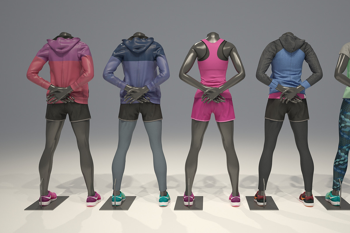 Female mannequin pack 1, a Characters & Person 3D Model by mrGarret (Photo 13 of 22)