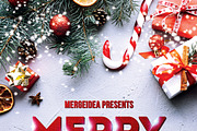 Merry Xmas Party Flyer, a Flyer Template by MergeIdea (Thumbnail 2 of 3)